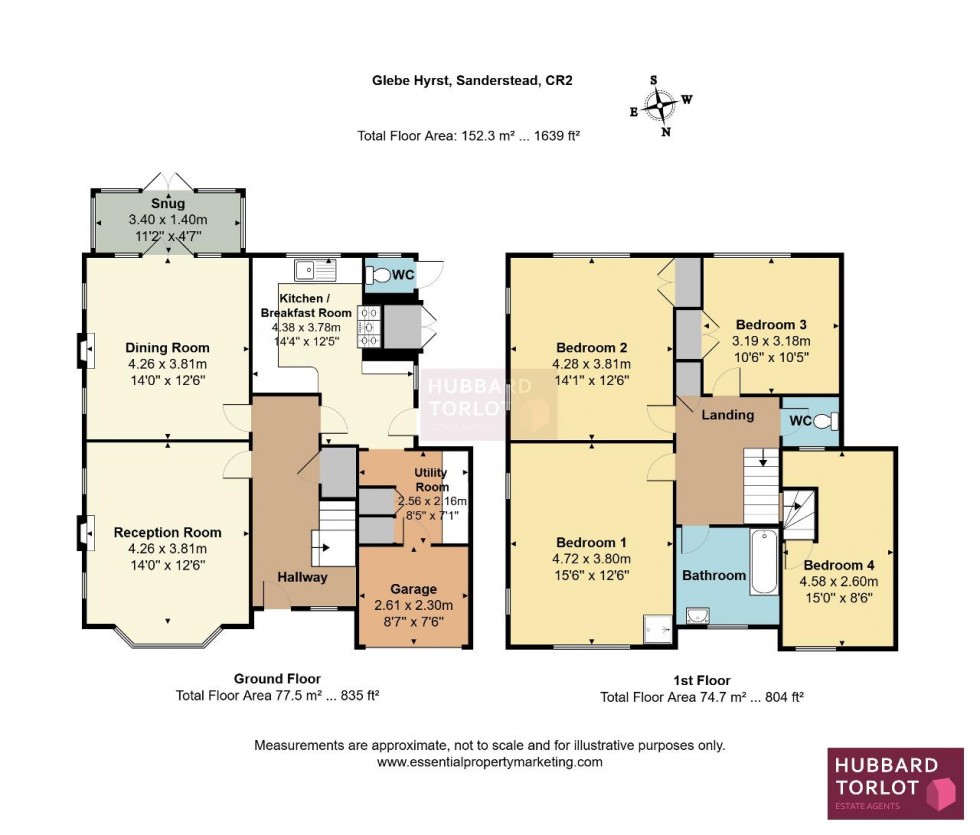 Floorplan for Sanderstead, South Croydon