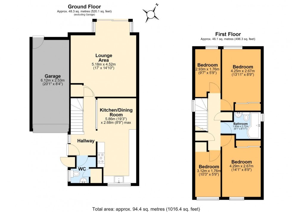 Floorplan for Bardolph Avenue, Selsdon