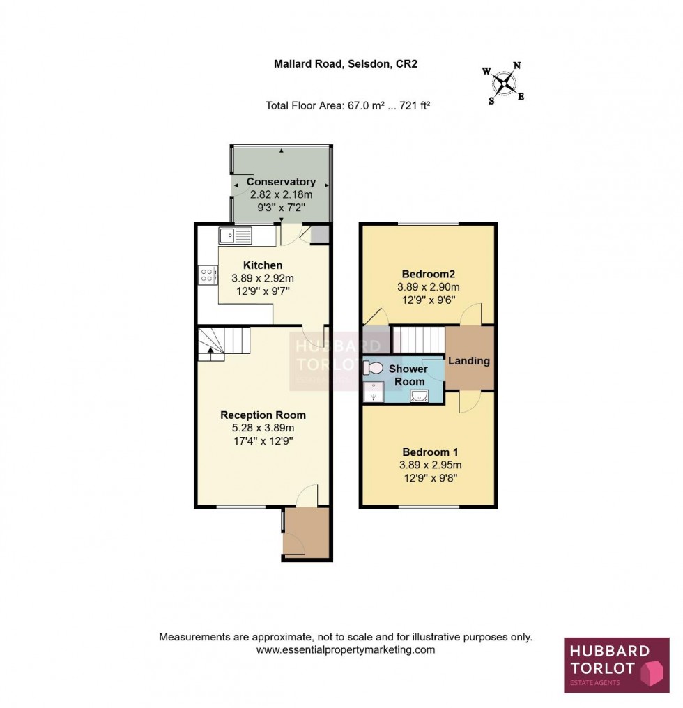 Floorplan for Mallard Road, Selsdon