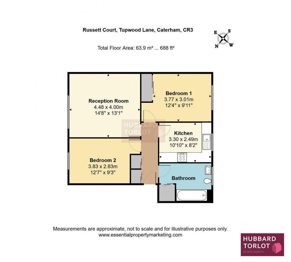 Floorplan for Caterham, Surrey